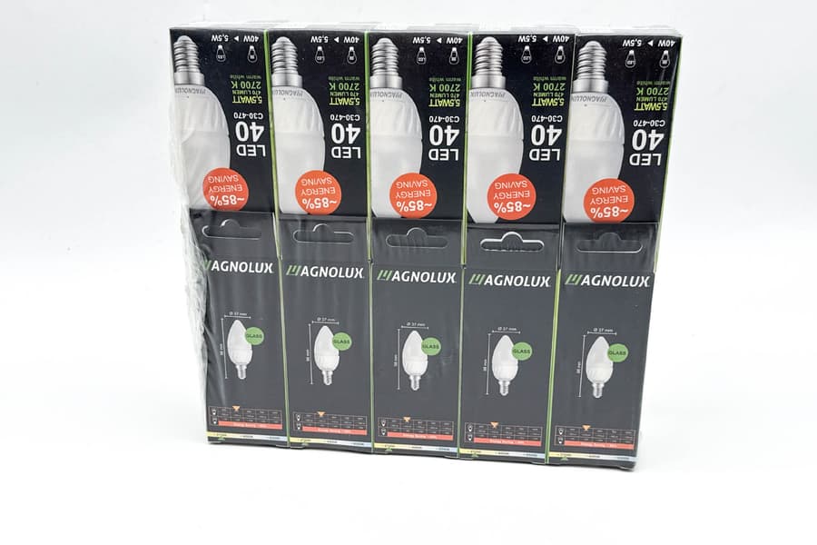 10 LED Glühbirnen Magnolux, 5,5 Watt